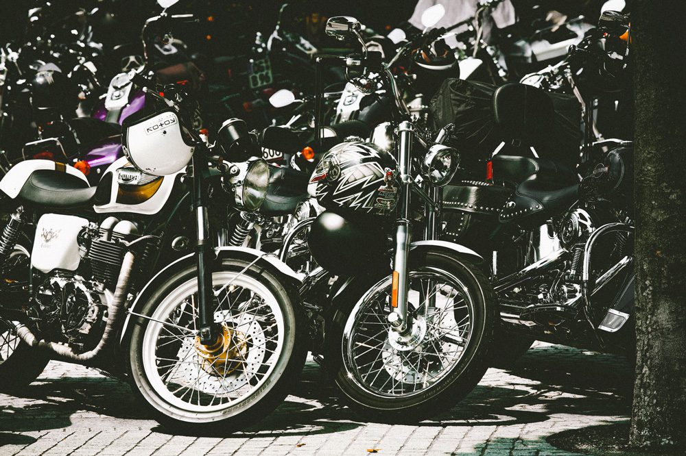 motorcycles.