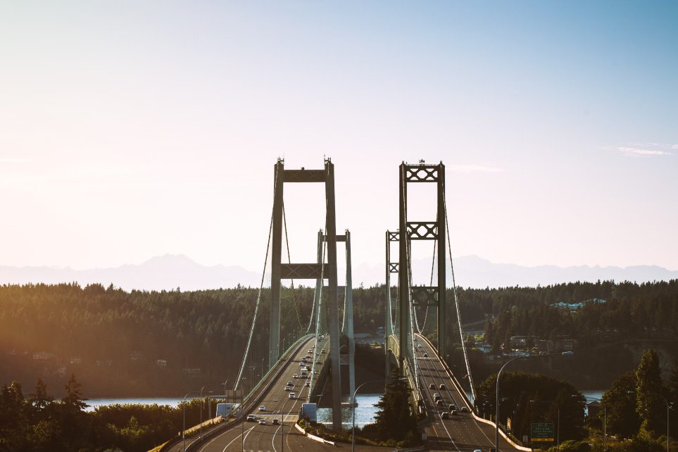 Tacoma Narrows Bridge.